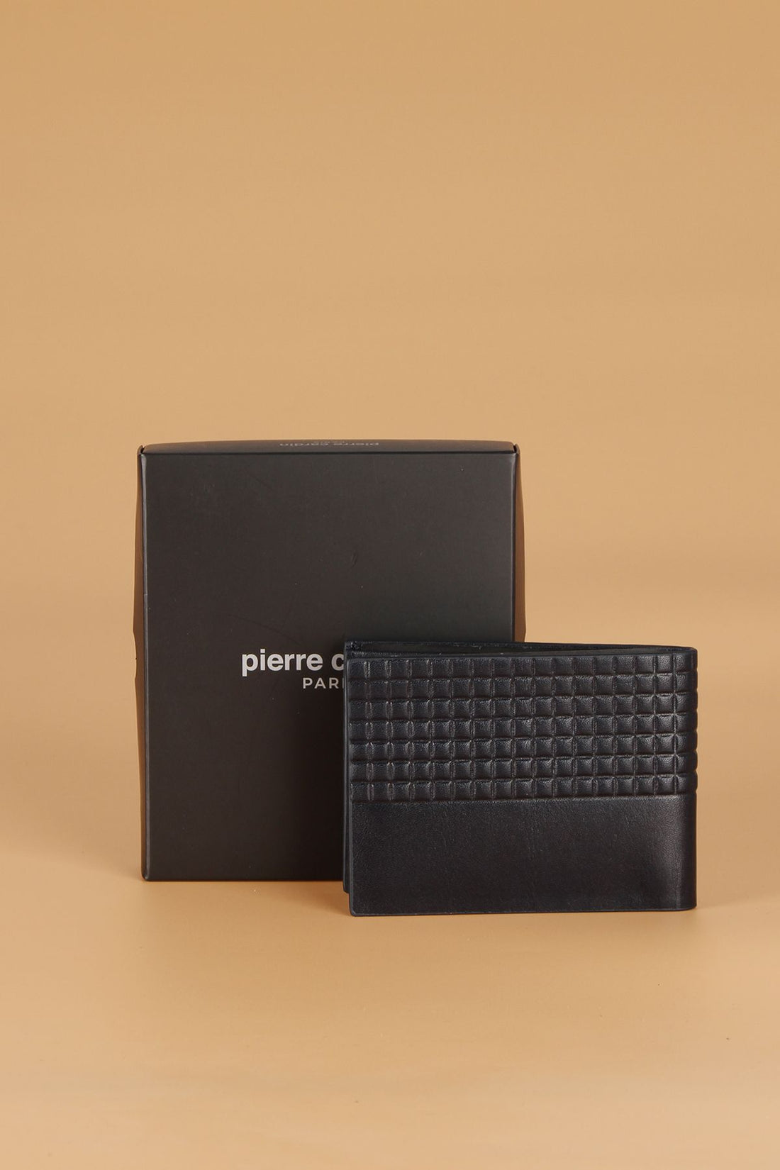 07568 Genuine Leather Men's Wallet Card Holder Analin Navy