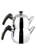 Adelya Mini Size Black Teapot Set with Induction Base