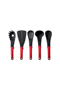 Dave Red 6 Piece Stand Serving Set