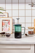 Valentina Borosilicate Glass French Press Green 1000 ml