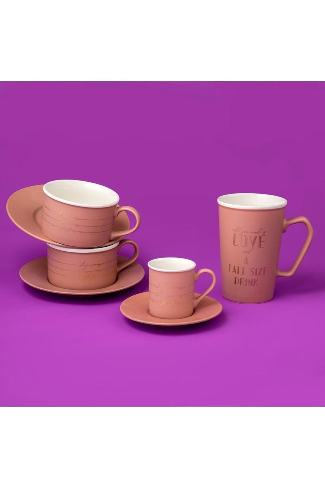 Joy Pink Tea Cup Set