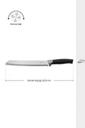 Helios Bread Knife Black 32 cm