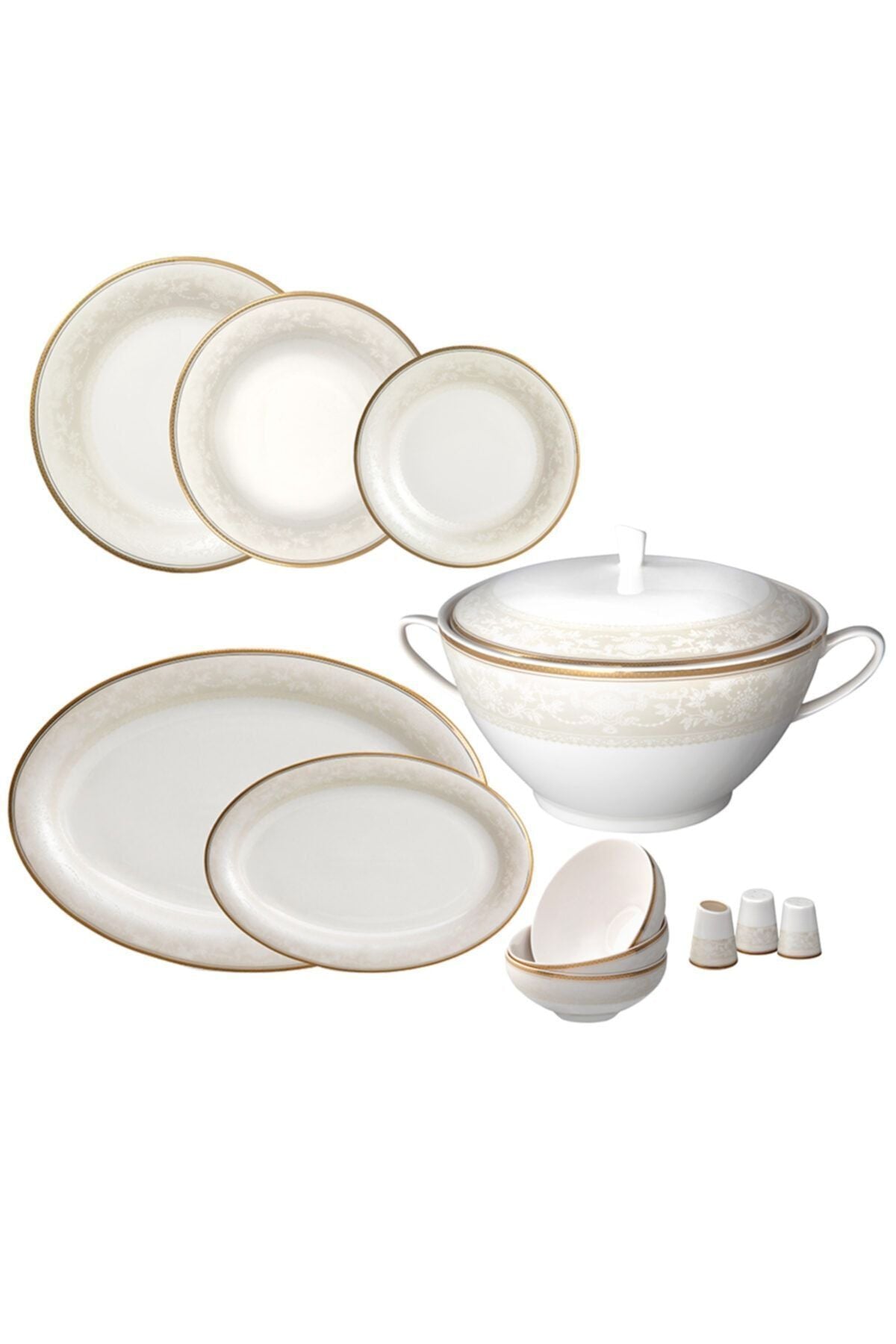 New Oscar 60 Piece Dinner Set for 12 Seaters