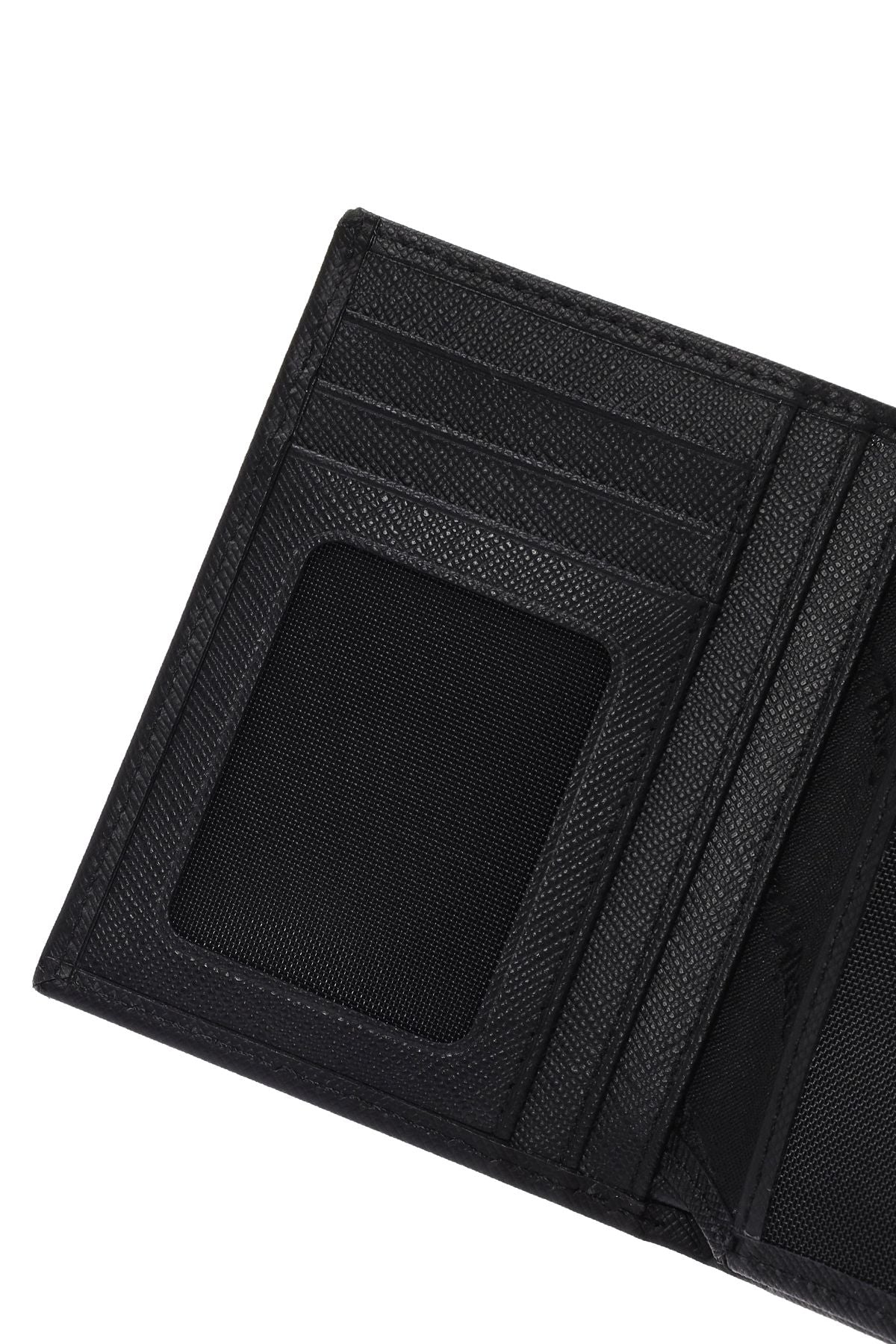 Men's Black Leather Wallet 000a2d3093cv