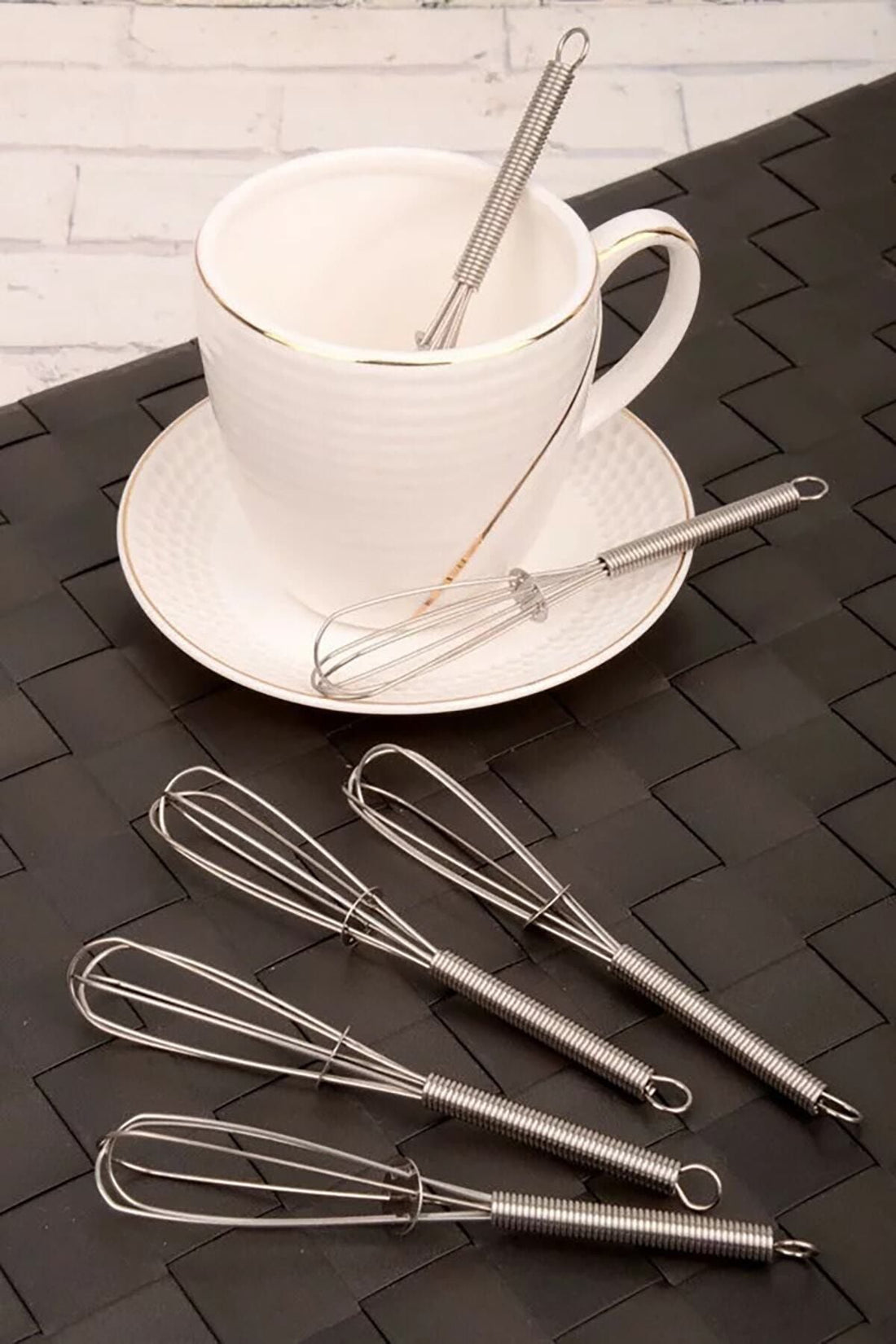 6 pcs Beater Shaped Teaspoons