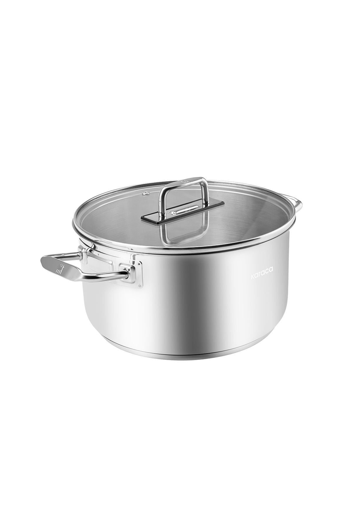 Grace Induction Base Steel Cookware 24 Cm 5.5 Lt