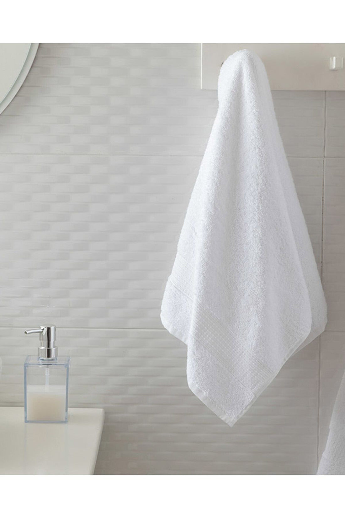 Pure Basic Face Towel 50X90 Cm White