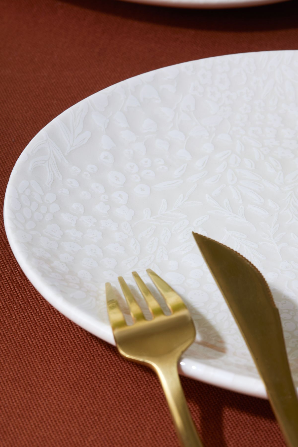 Pebble 6 Piece Ceramic Cake Set White 21 cm