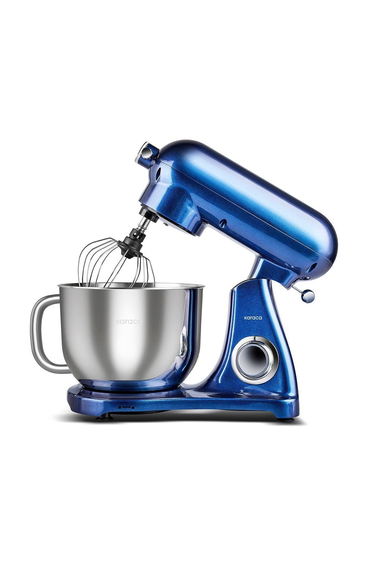 Powercast Chef Cast Iron Stand Mixer Blue & Purple Kitchen Chef 1800W 6.2 Lt