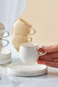 Sunset 6 Person Coffee Cup Set 100 ml