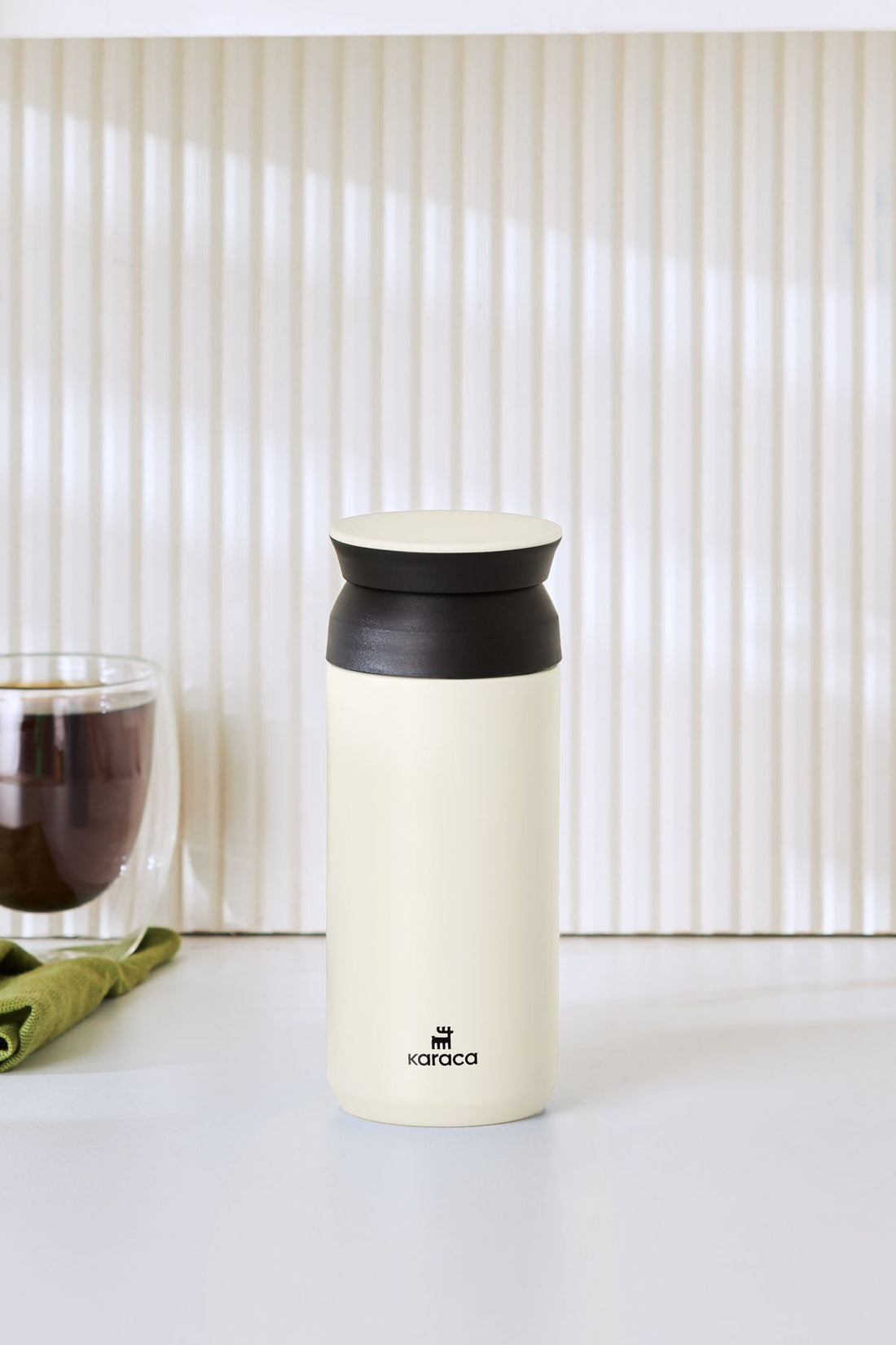 Rainbow Cream Stainless Steel Thermos 350 ml (KEEP HOT/COLD FOR UP TO 8 HOURS)