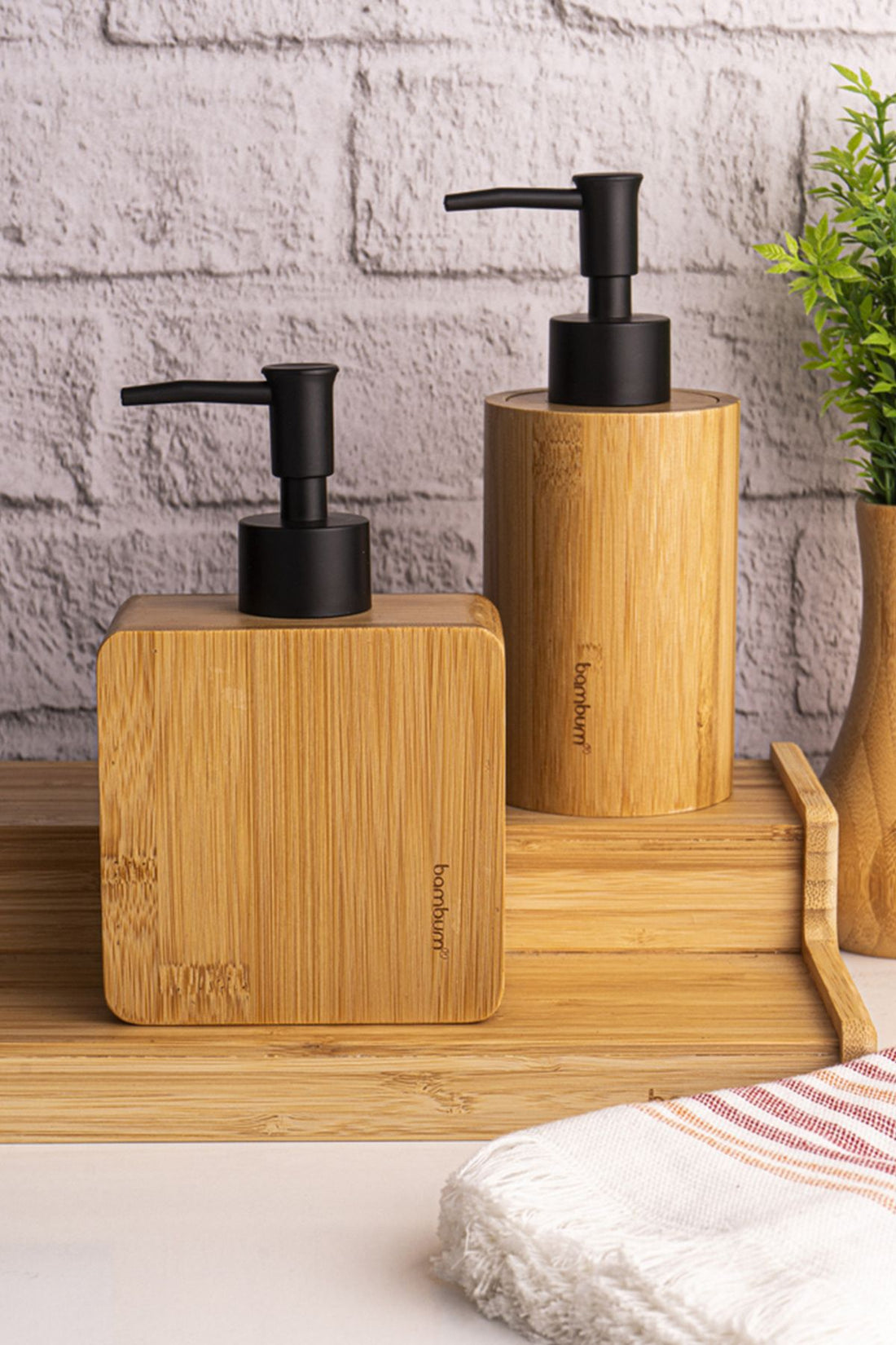 Linen - Soap Dispenser Set of 2