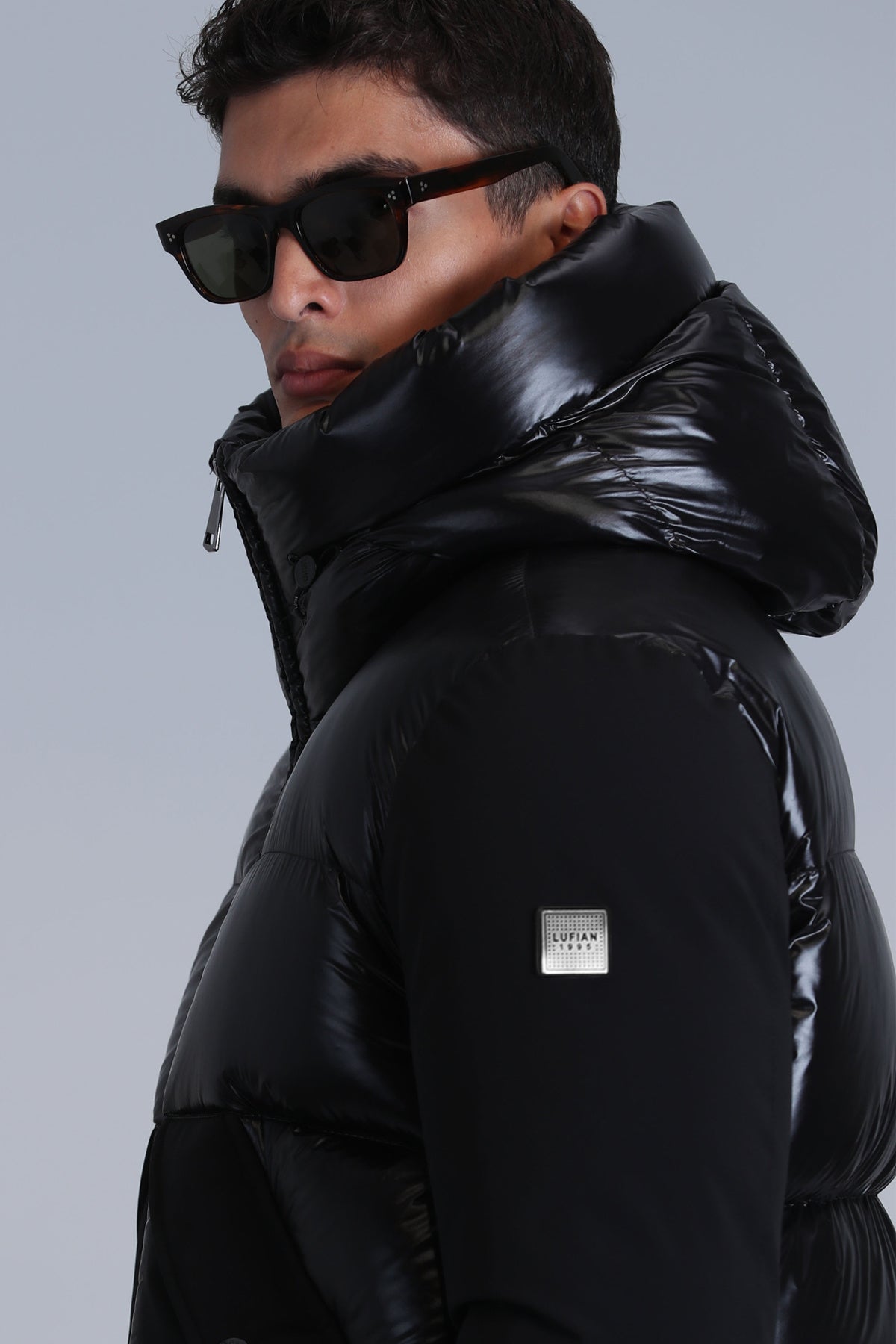 Frank Goose Down Men's Coat Black