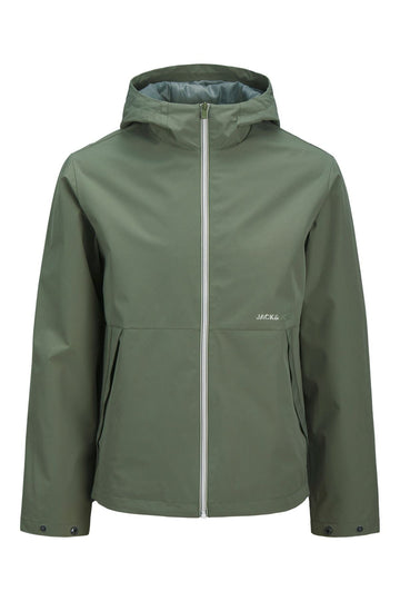 Jack & Jones - SEASONAL COAT WITH HOOD - 2XL - Green - 886002142-2XL