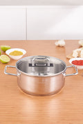 Grace Induction Base Steel Cookware 20 Cm 2.9 Liter