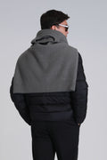Clow Goose Down Coat Men Black