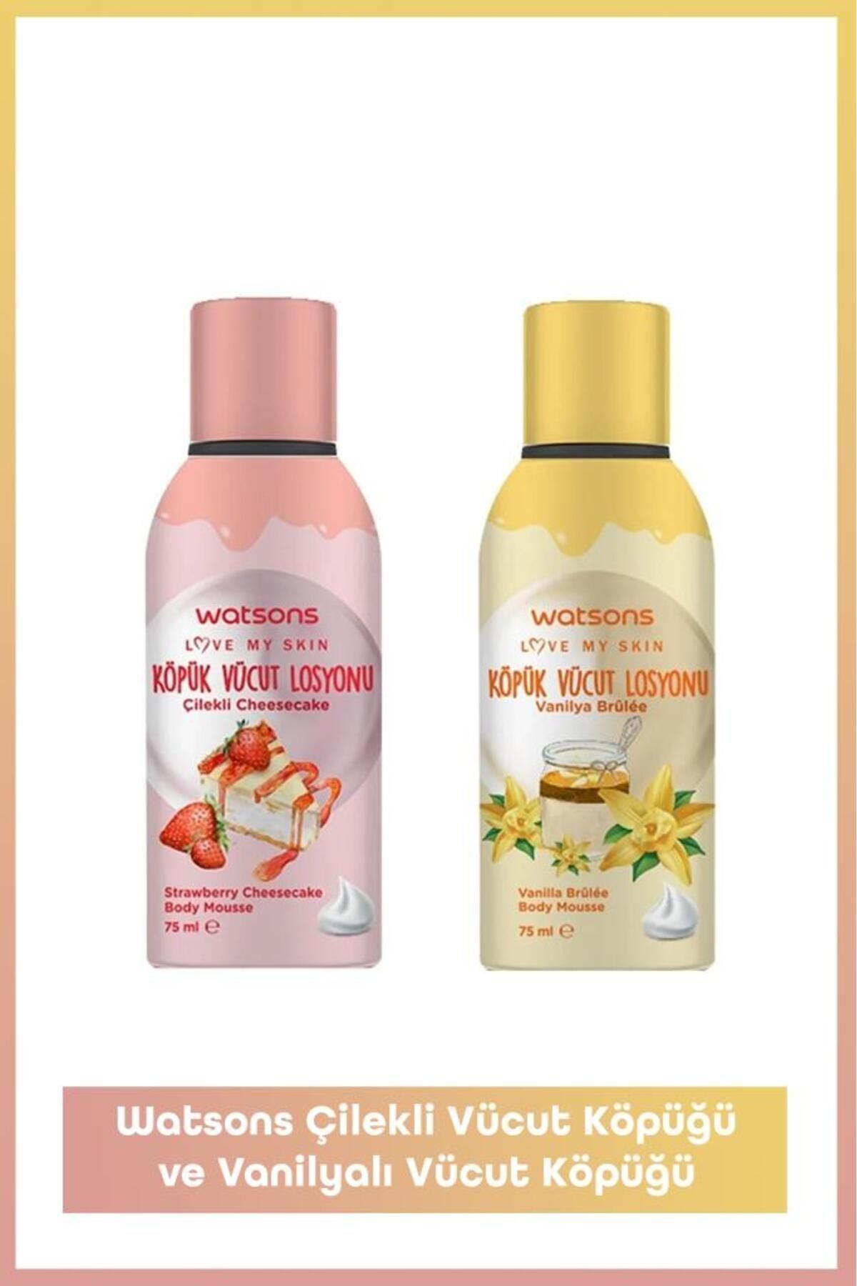 Strawberry Body Foam and Vanilla Body Foam