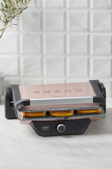 Gastro Classic Grill And Toaster Rosegold 2000 W 6 Slice Capacity