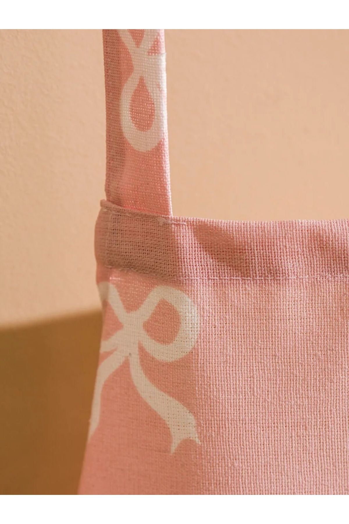Pink Bow Detailed Women's Kitchen Apron