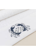 Aron Embroidered Face Towel 50x90 cm White