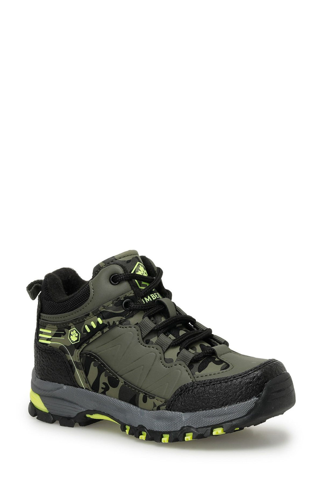 A10139367312010 101393673 Ted 3pr Boy's Boots Haki/Neon Green