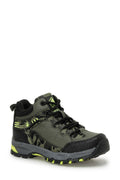 A10139367312010 101393673 Ted 3pr Boy's Boots Haki/Neon Green