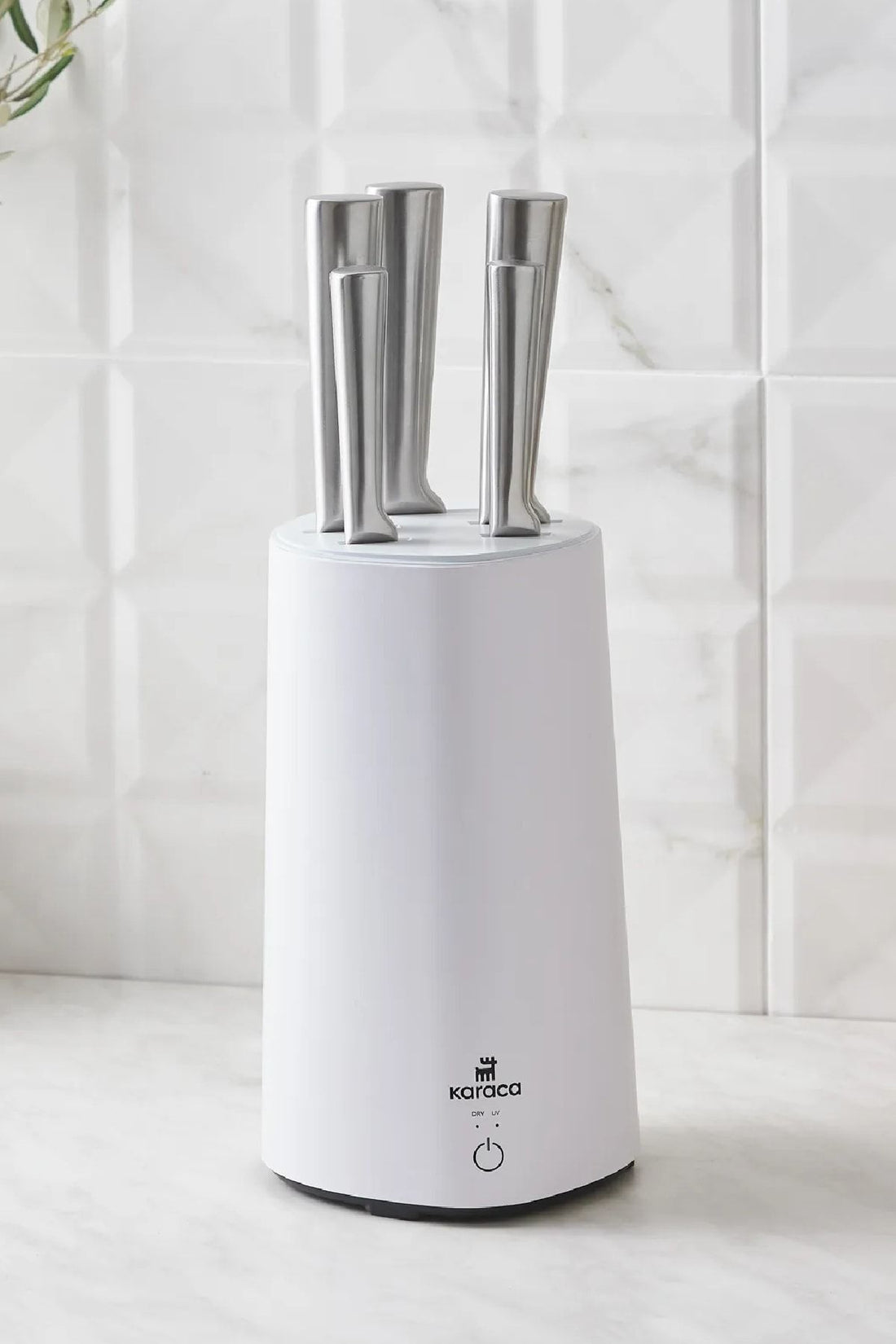 Meister Sterilizer Stand Knife Set White