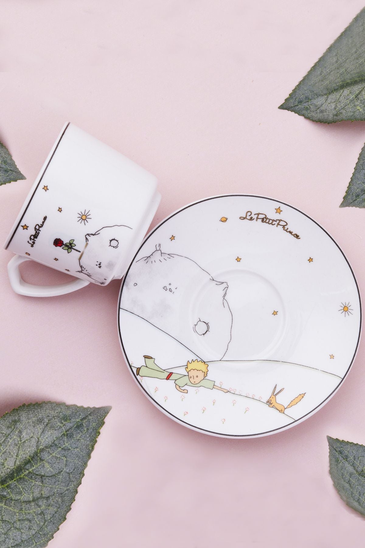 Little Prince 2 Person Coffee Cup Set 80 ml