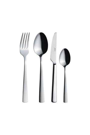 Rutile 24 Pieces 6 Seater Dessert Fork Spoons Knife Set