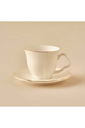 Clover Porcelain 2-Piece Tea Cup Set Gold (280 cc)