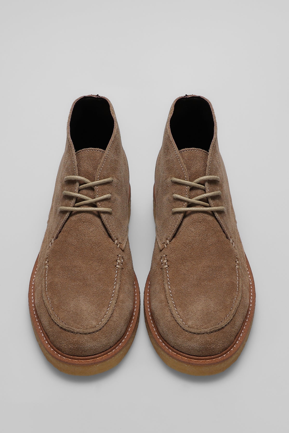 Gary Men's Leather Boots Camel Feather