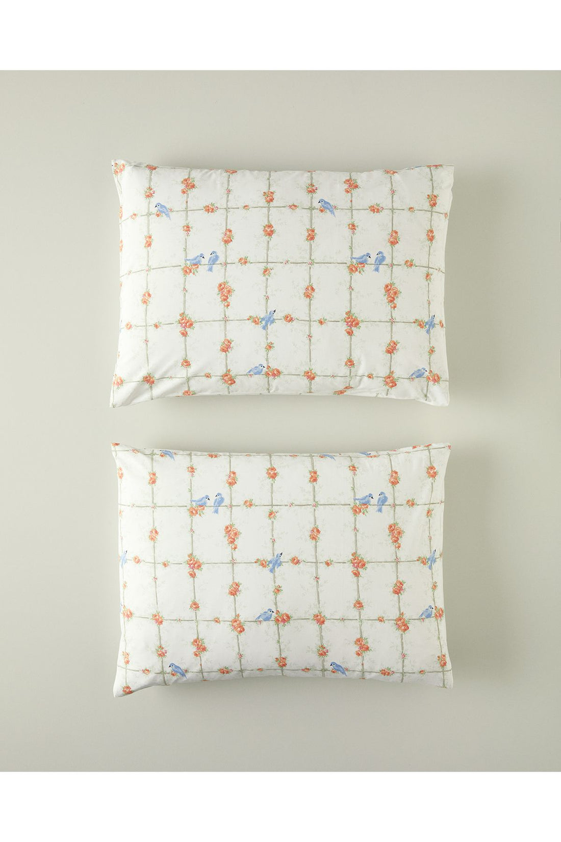 Mystery Birds 2-Pack Pillowcase Green