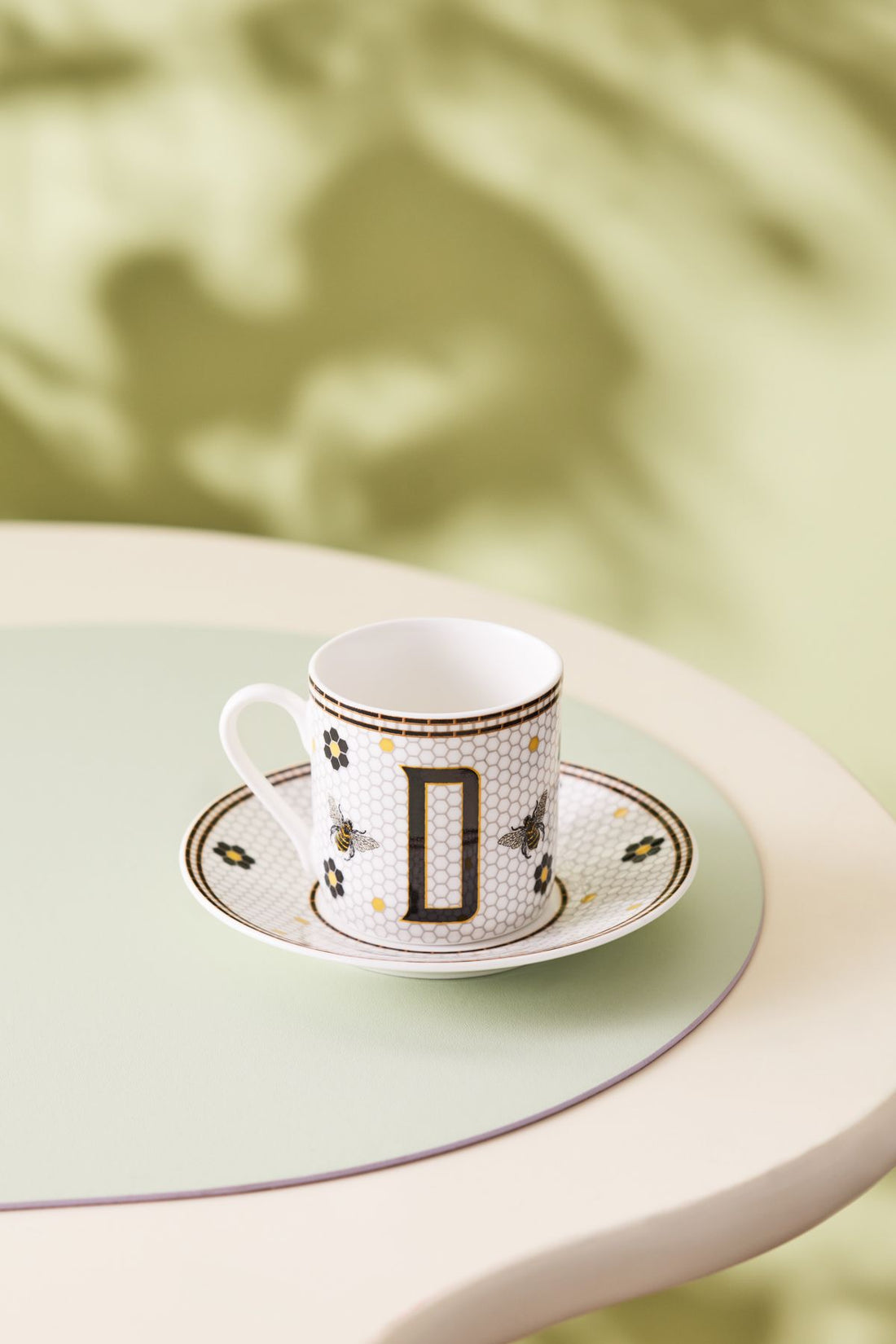 Coffee Cup with Letter D 80 ml