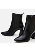 Black Women's Heeled Boots