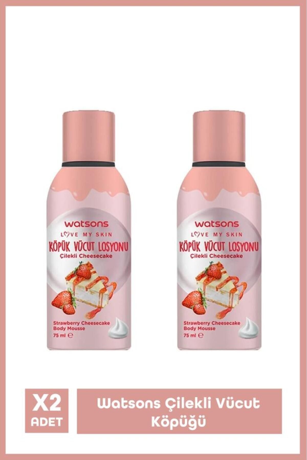 Strawberry Body Foam X2 Pcs