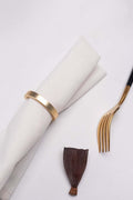 Lana 2-Piece Gold Napkin Ring