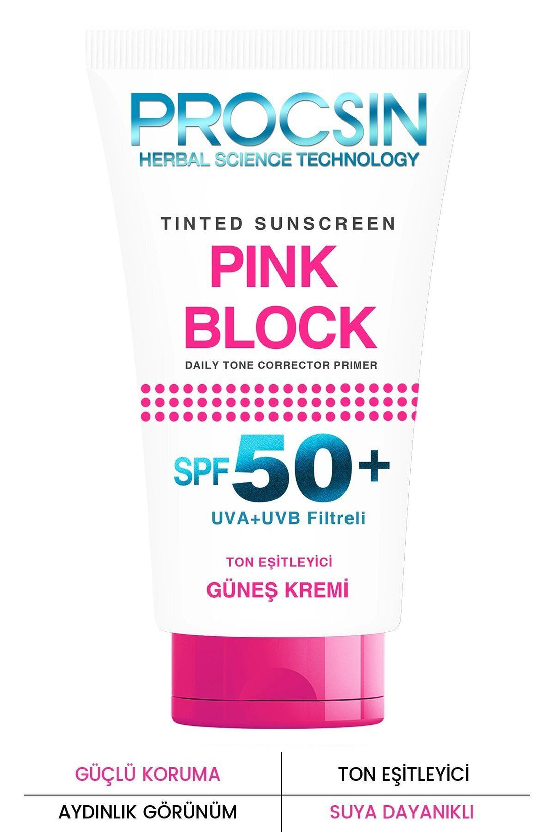 Pink Block Brightening And Tone Equalizer Spf50 Sunscreen 50 ml