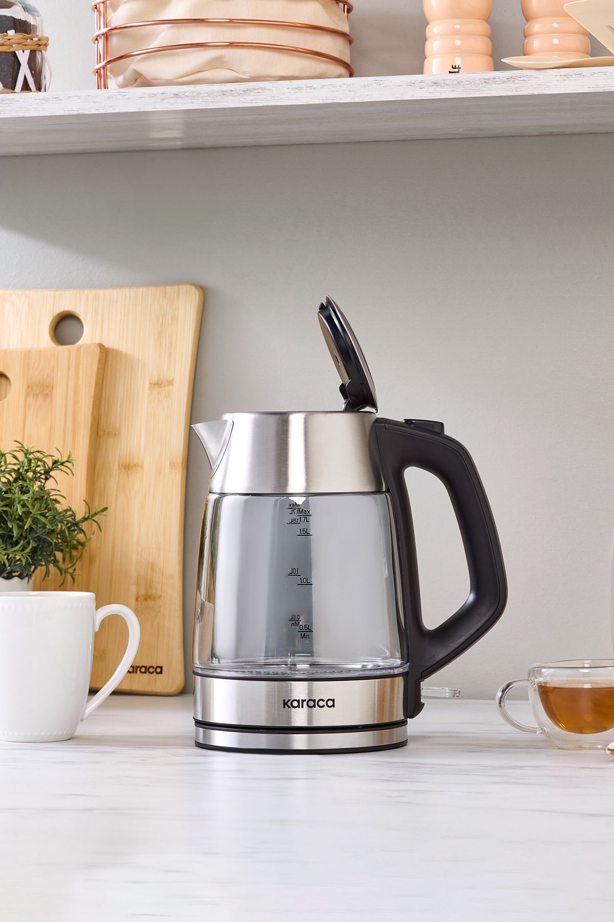 ShinyGlass K10 Inox 2200W Kettle Graphite