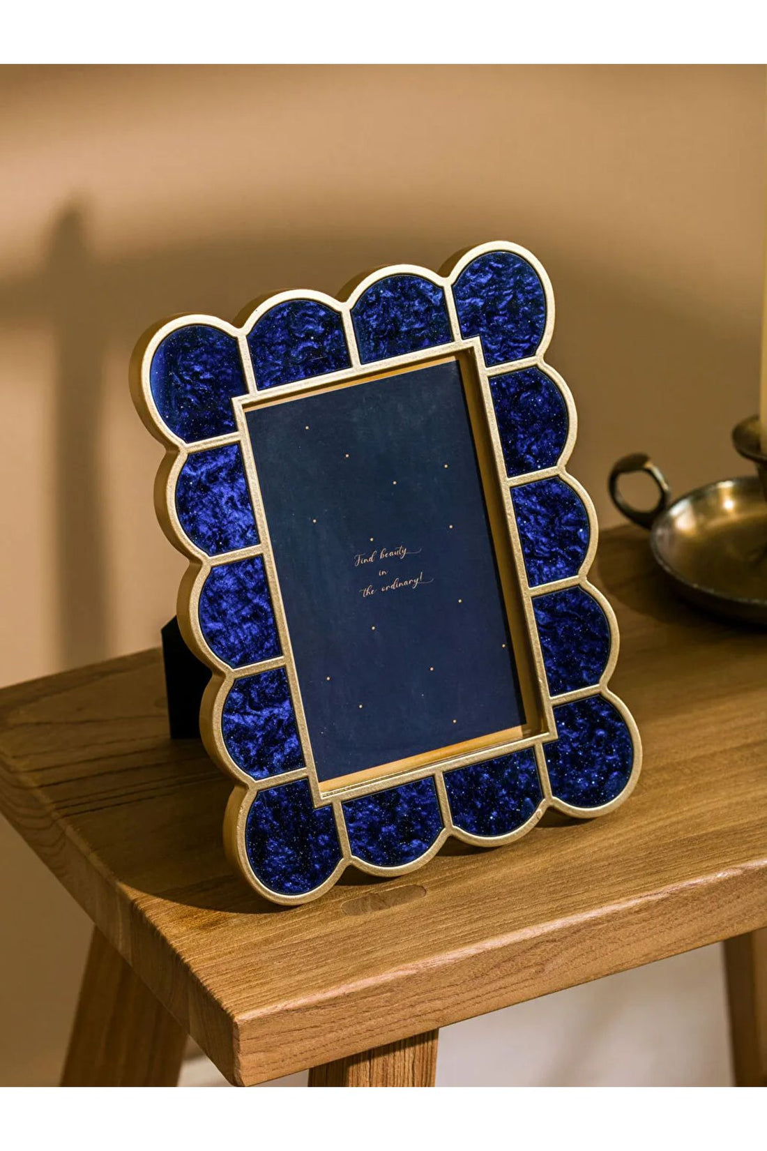 LCW HOME Navy Blue Pedestal Photo Frame 21 Cm T T