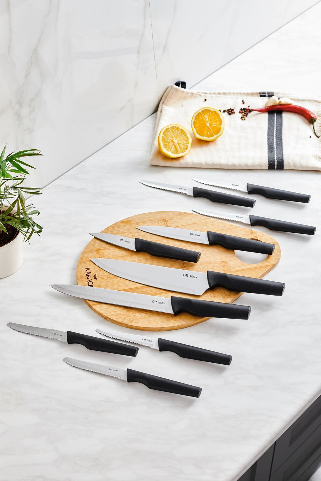 Dr. Inox Bundle 10 Piece Knife Set