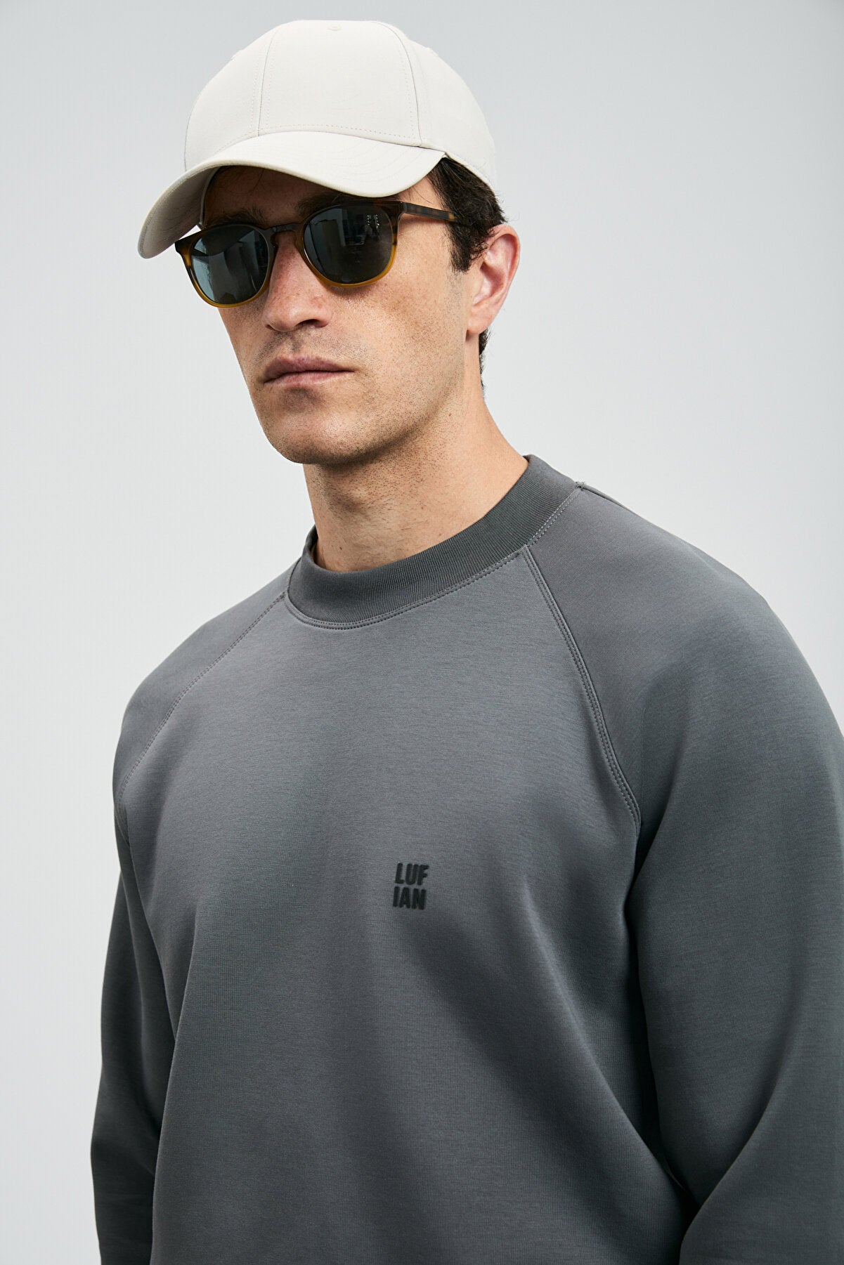 Grant Men's Sweatshirt Dark Grey