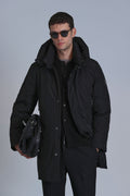 Donald Goose Down Men's Coat Black