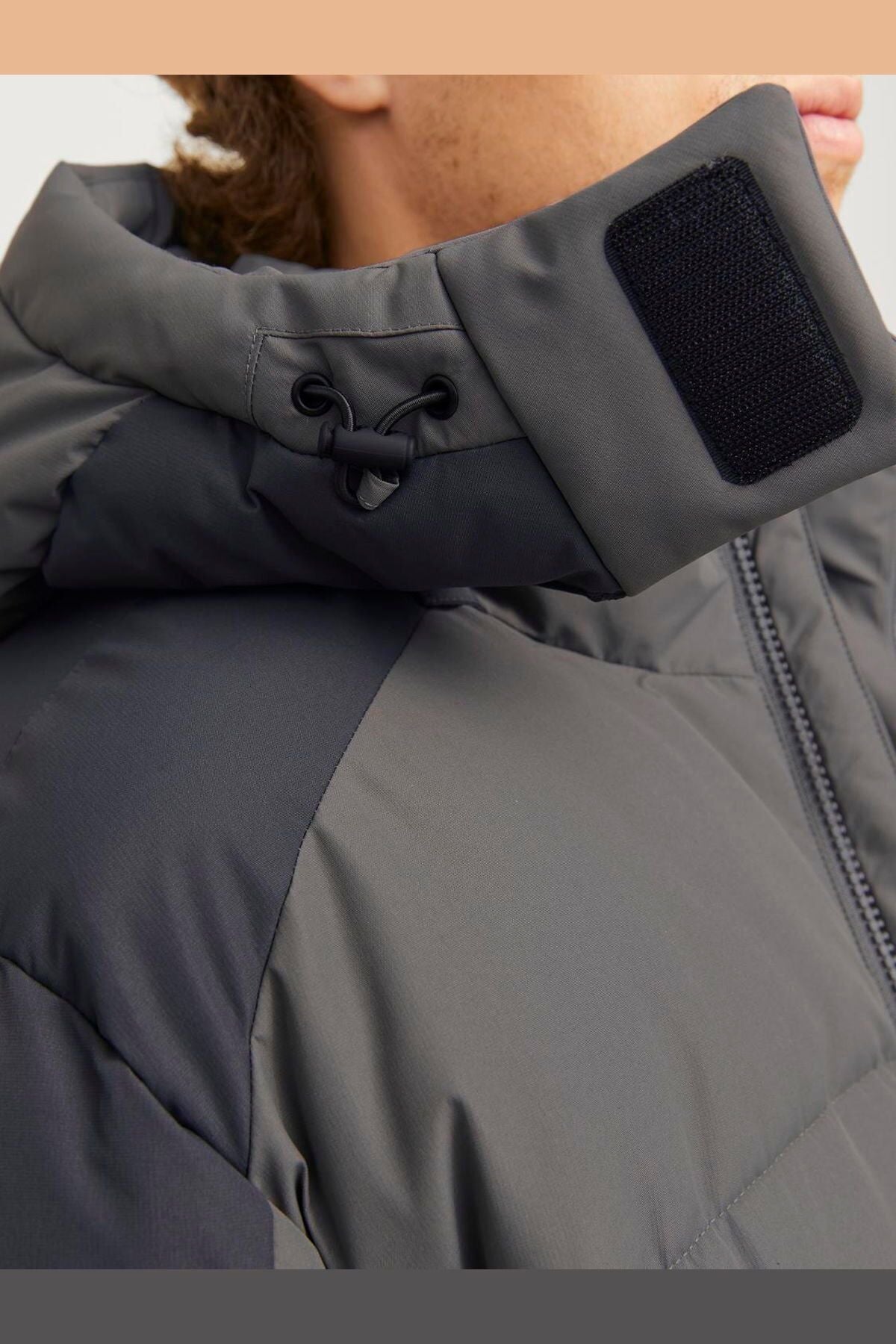 Men's Windproof Hooded Puffer Coat - Aero