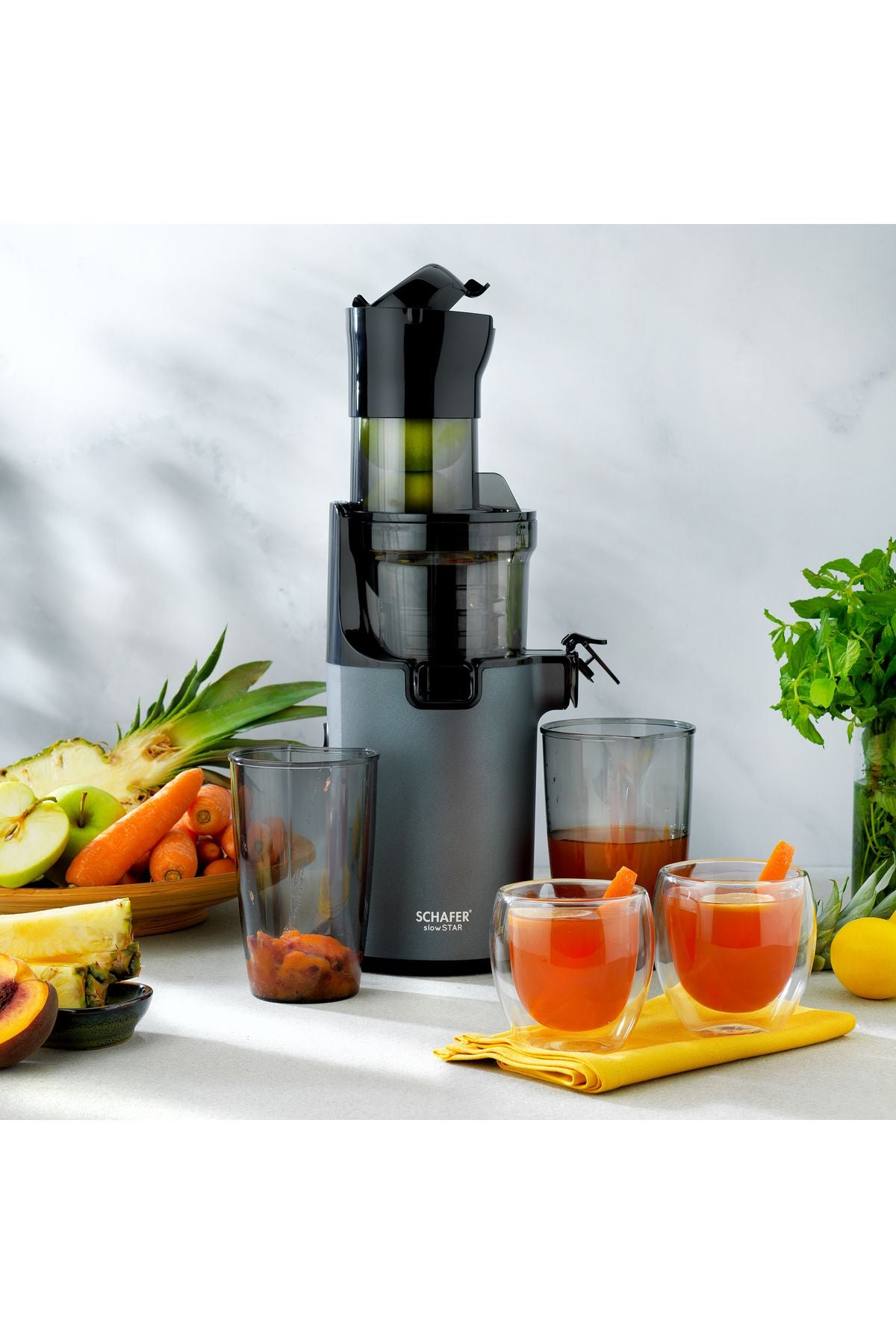 Slow Star Vegetable And Juicer - Anthracite