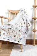 Fluffy Baby Blanket 80x100 Cm Sky Blue Sheep Feather Blanket