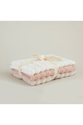 Waved 3pcs Hand Towel 30x50 cm Ecr/Beige