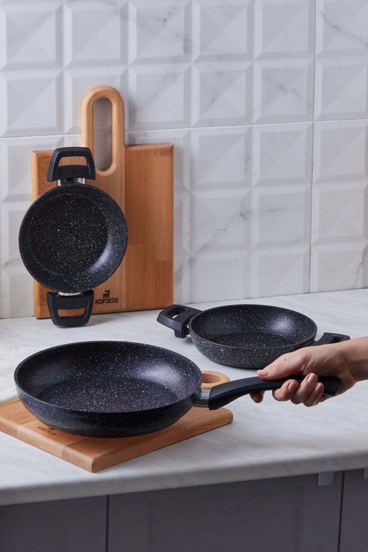 Bio Granit Dide 3-Pcs Pan Pan Set