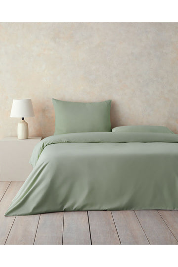 Pure Cotton Double Size Duvet Cover Cagla Green