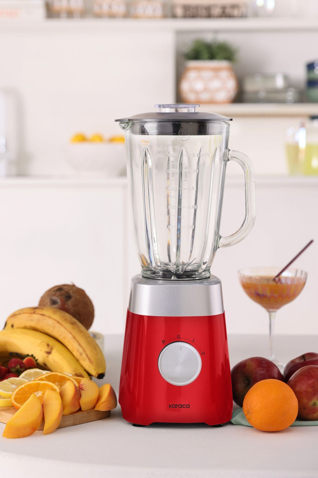 Multiblend Smoothie Blender Red 1000w