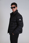 Clow Goose Down Coat Men Black